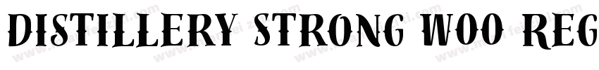 Distillery Strong W00 Regular字体转换